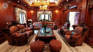 Sững Sờ Trước Siêu Biệt Thự GỖ GÕ ĐỎ CHÂU PHI Của Đại Gia “BIỂN ĐẸP” Tại Móng Cái Quảng Ninh